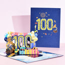 40th To 100th Birthday Wedding Celebration Anniversary 3D Card