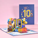 1st To 30th Birthday Wedding Celebration Anniversary 3D Card