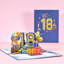1st To 30th Birthday Wedding Celebration Anniversary 3D Card
