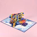 1st To 30th Birthday Wedding Celebration Anniversary 3D Card