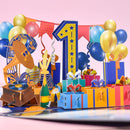 1st To 30th Birthday Wedding Celebration Anniversary 3D Card