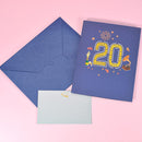 1st To 30th Birthday Wedding Celebration Anniversary 3D Card