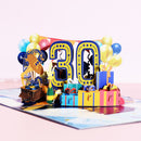 1st To 30th Birthday Wedding Celebration Anniversary 3D Card