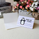 48 Packs Animal Painted Thank You Cards