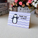 48 Packs Animal Painted Thank You Cards