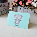 48 Packs Animal Painted Thank You Cards