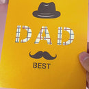 6.3'' x 8.3'' Pop-Up The Best Dad Card For Father