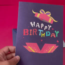 6'' x 8'' 3D Birthday Pop-Up Card For Family