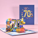 40th To 100th Birthday Wedding Celebration Anniversary 3D Card