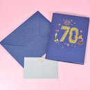 40th To 100th Birthday Wedding Celebration Anniversary 3D Card