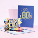 40th To 100th Birthday Wedding Celebration Anniversary 3D Card