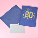 40th To 100th Birthday Wedding Celebration Anniversary 3D Card