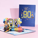 40th To 100th Birthday Wedding Celebration Anniversary 3D Card