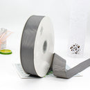 Grey 1-1/2 Inch 100 Yards Grosgrain Ribbon