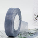 1 Inch 50 Yards Transparent Chiffon Ribbon for Decoration