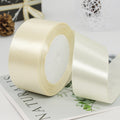 White 1-1/2 Inches Wide 24 Yard Satin Ribbon