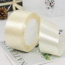 White 1-1/2 Inches Wide 24 Yard Satin Ribbon