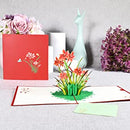 3D Daffodil Pop Up Flower Greeting Cards
