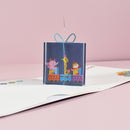 3D Pop-Up Happy Birthday Card Shape Of Gift Box