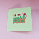 3D Tulip Pop Up Flower Greeting Cards