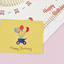 Merry Go Round Carousel Cake 3D Card For Birthday