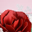 Rose Greeting Card with Blank Note Card & Envelope