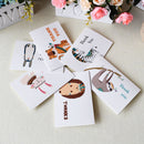 Animal Painted Thank You Cards With Envelopes