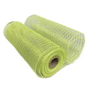 Kmerlife 10 Inch Wide 10 Yard Deco light green Mesh Ribbon