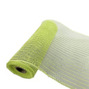 Kmerlife 10 Inch Wide 10 Yard Deco light green Mesh Ribbon