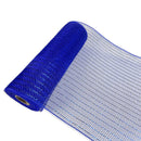 Kmerlife 10 Inch Wide 10 Yard Deco royal blue Mesh Ribbon