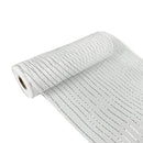 Kmerlife 10 Inch Wide 10 Yard Deco white Mesh Ribbon