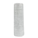 Kmerlife 10 Inch Wide 10 Yard Deco white Mesh Ribbon