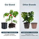 Garden Grow Bags Fabric Pots with Handles