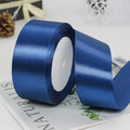 Grey 1-1/2 Inches Wide 24 Yard Satin Ribbon