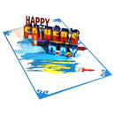 6.3'' x 8.3'' Pop-Up Happy Father's Day Card