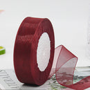 1 Inch 50 Yards Transparent Chiffon Ribbon for Decoration