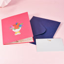 Pop Up Rose Bouquet Greeting Card For Mom