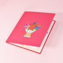 Pop Up Rose Bouquet Greeting Card For Mom