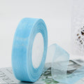 1 Inch 50 Yards Transparent Chiffon Ribbon for Decoration