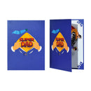 Super Dad Pop-Up 3D Handmade Greeting Card For Father