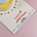 3D Bear Cake Birthday Card Paper Sculpture For Child