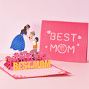 Best Mom 3D Pop-Up Card for Mother's Day