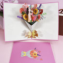 3D Pop Up Card For Mom On Mother's Day Thanksgiving Day