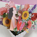 3D Pop Up Card For Mom On Mother's Day Thanksgiving Day