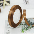 kmerlife 3/8 wide 25 yard satin ribbon brown