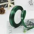 kmerlife 25 yard satin ribbon dark green