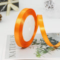 kmerlife 3/8 wide 25 yard satin ribbon organge