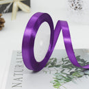 kmerlife 3/8 wide 25 yard satin ribbon purple