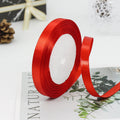 kmerlife 3/8 wide 25 yard satin ribbon red