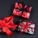 kmerlife black stain Fabric Ribbon for holiday